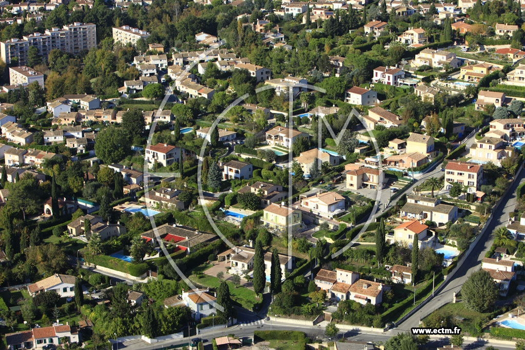 Photo arienne de Villeneuve-Loubet (Chemin de Garoumiou)