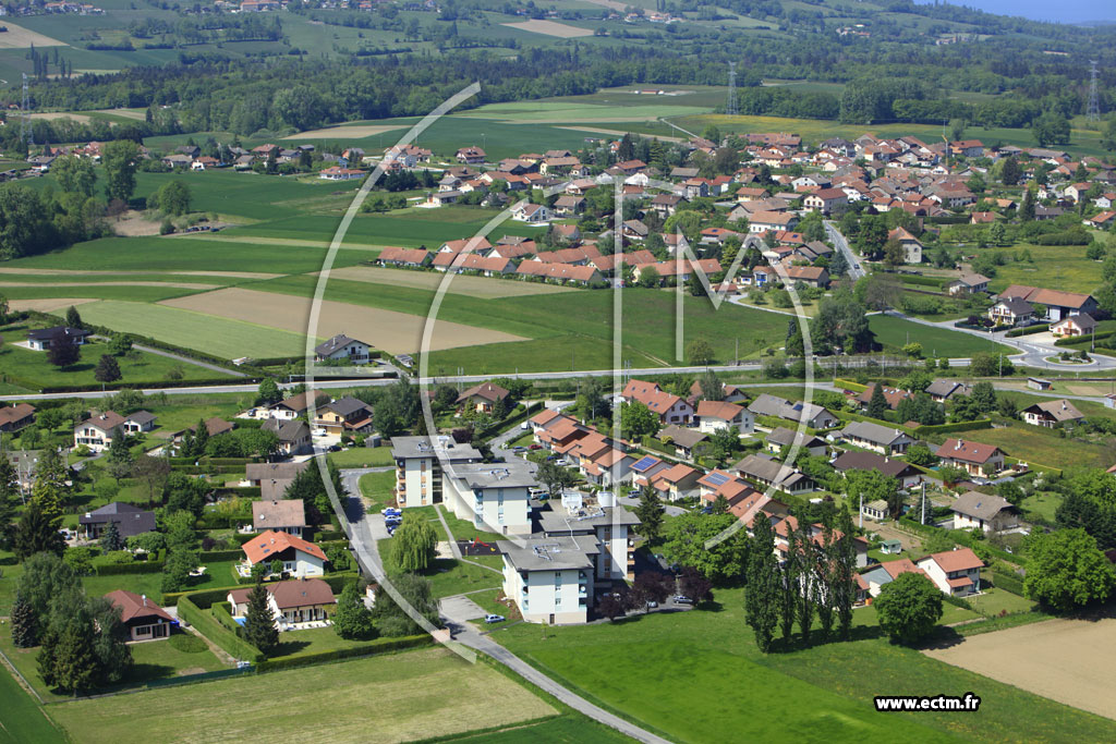 Photo arienne de Bons-en-Chablais (Saint-Didier)