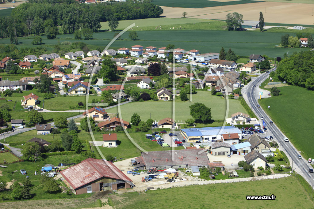 Photo arienne de Douvaine (Aubonne)