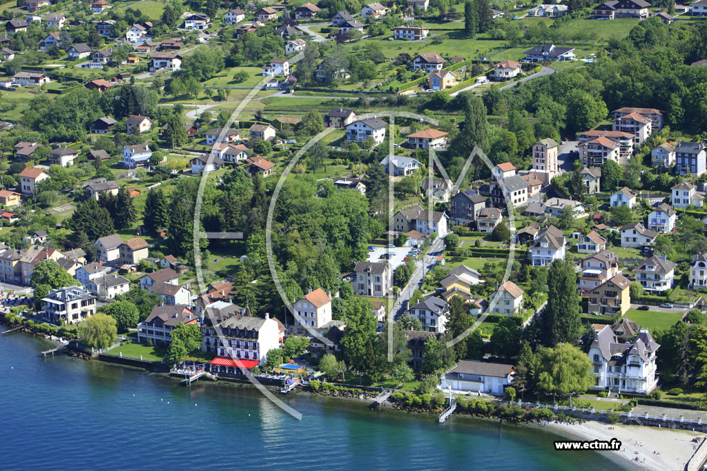 Photo arienne de Evian-les-Bains