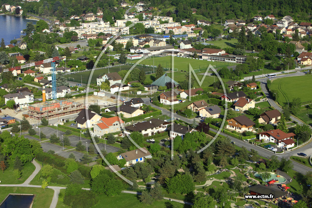 Photo arienne de Publier-Amphion-les-Bains