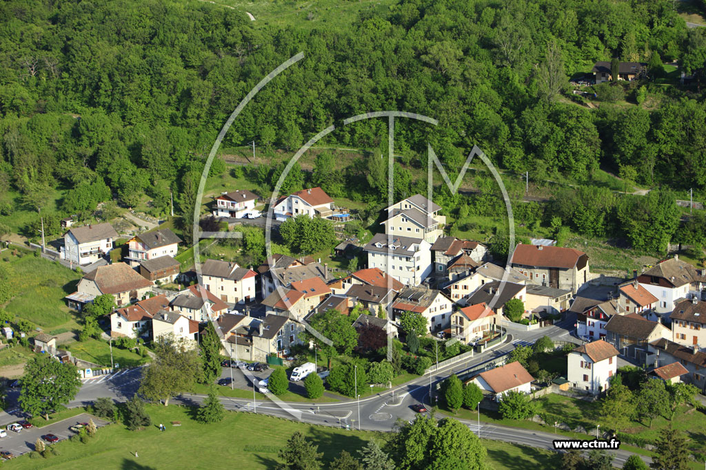 Photo arienne de Publier-Amphion-les-Bains