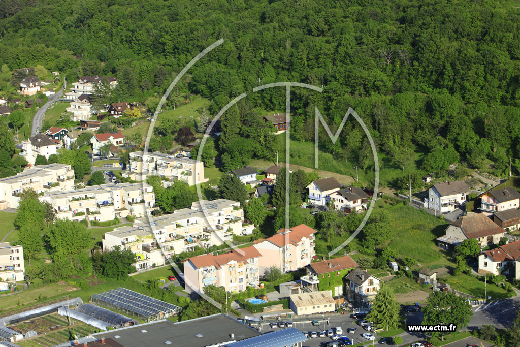 Photo arienne de Publier-Amphion-les-Bains