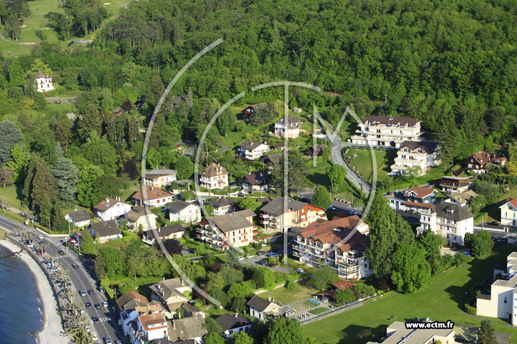 Photo arienne de Publier-Amphion-les-Bains