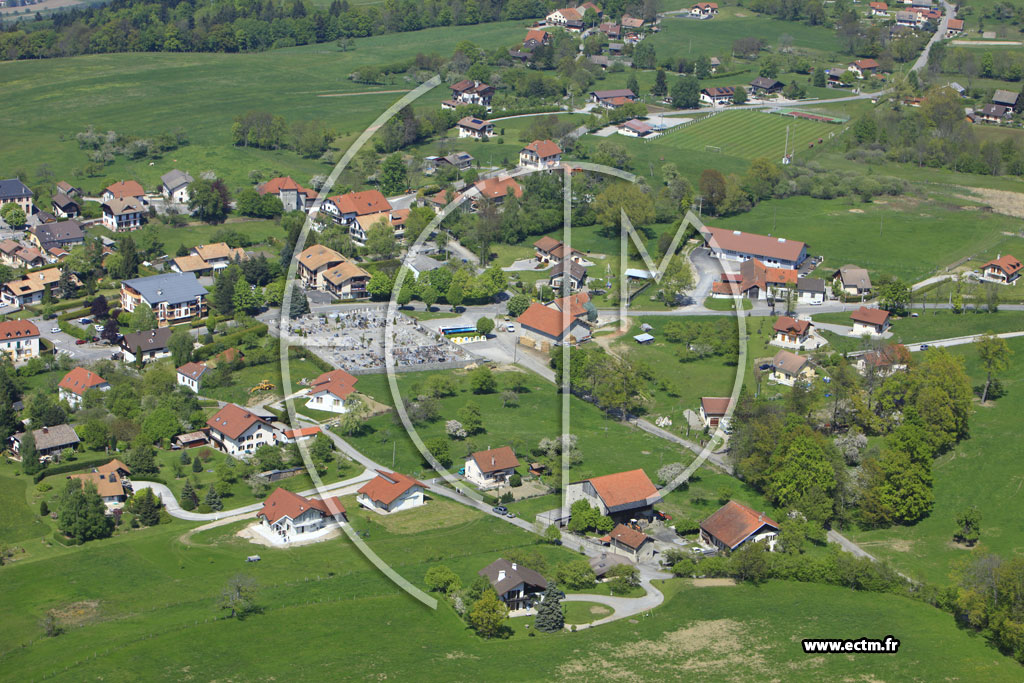 Photo arienne de Saint-Paul-en-Chablais