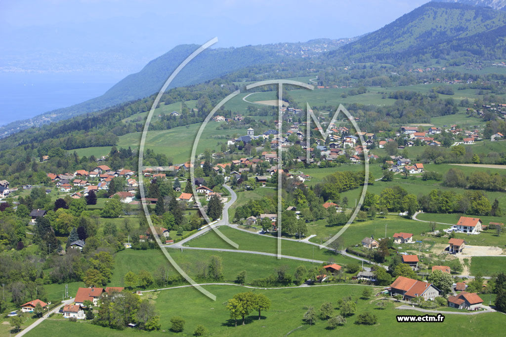 Photo arienne de Saint-Paul-en-Chablais