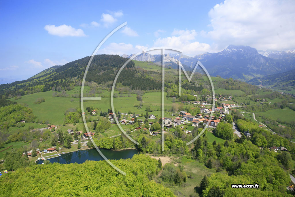 Photo arienne de Saint-Paul-en-Chablais (La Beunaz)