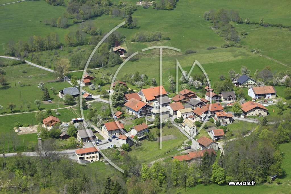 Photo arienne de Saint-Paul-en-Chablais (Les Faverges)