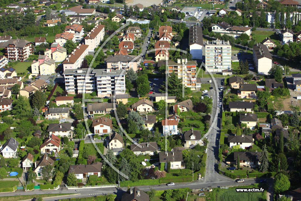 Photo arienne de Thonon-les-Bains (Avenue des Ducs de Savoie)