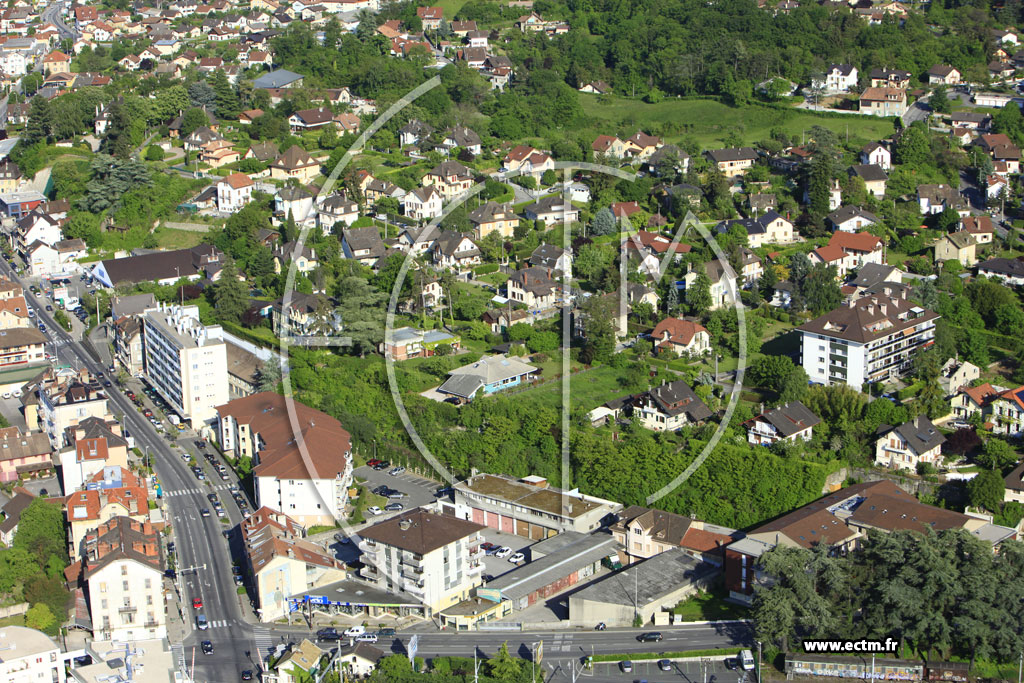 Photo arienne de Thonon-les-Bains (Avenue des Valles)