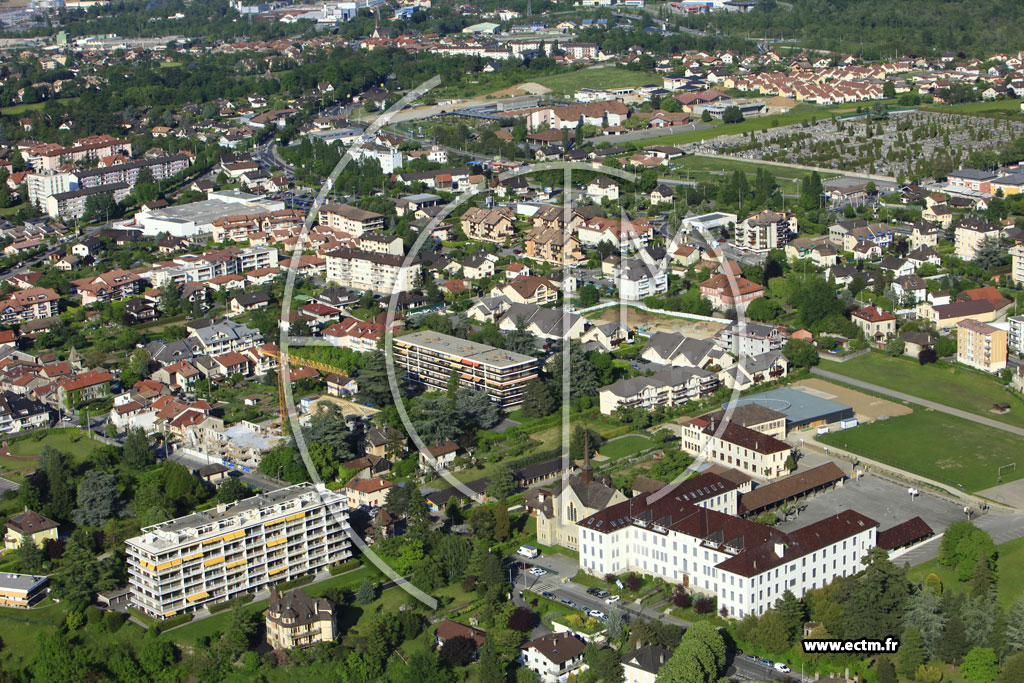 Photo arienne de Thonon-les-Bains (Avenue du Lman)