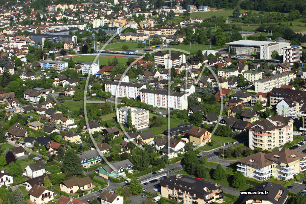 Photo arienne de Thonon-les-Bains (Avenue du Vernay)