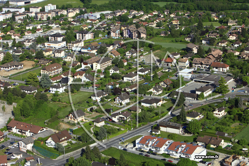 Photo arienne de Thonon-les-Bains (Chemin des Croz)