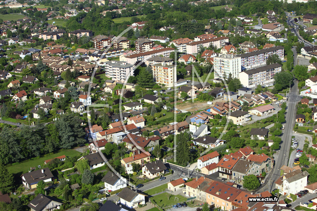 Photo arienne de Thonon-les-Bains (Chemin des Plantes)