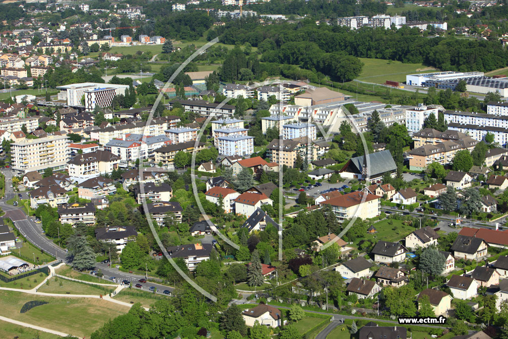 Photo arienne de Thonon-les-Bains (Chemin du Pillon)