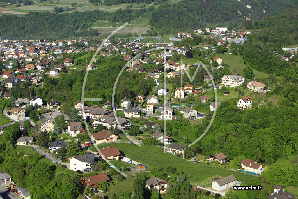 Photo arienne de Thonon-les-Bains (Chemin du Vuard Marchat)