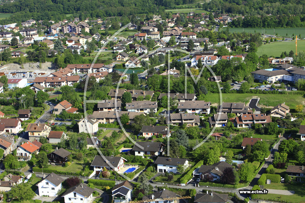 Photo arienne de Thonon-les-Bains (Corzent)