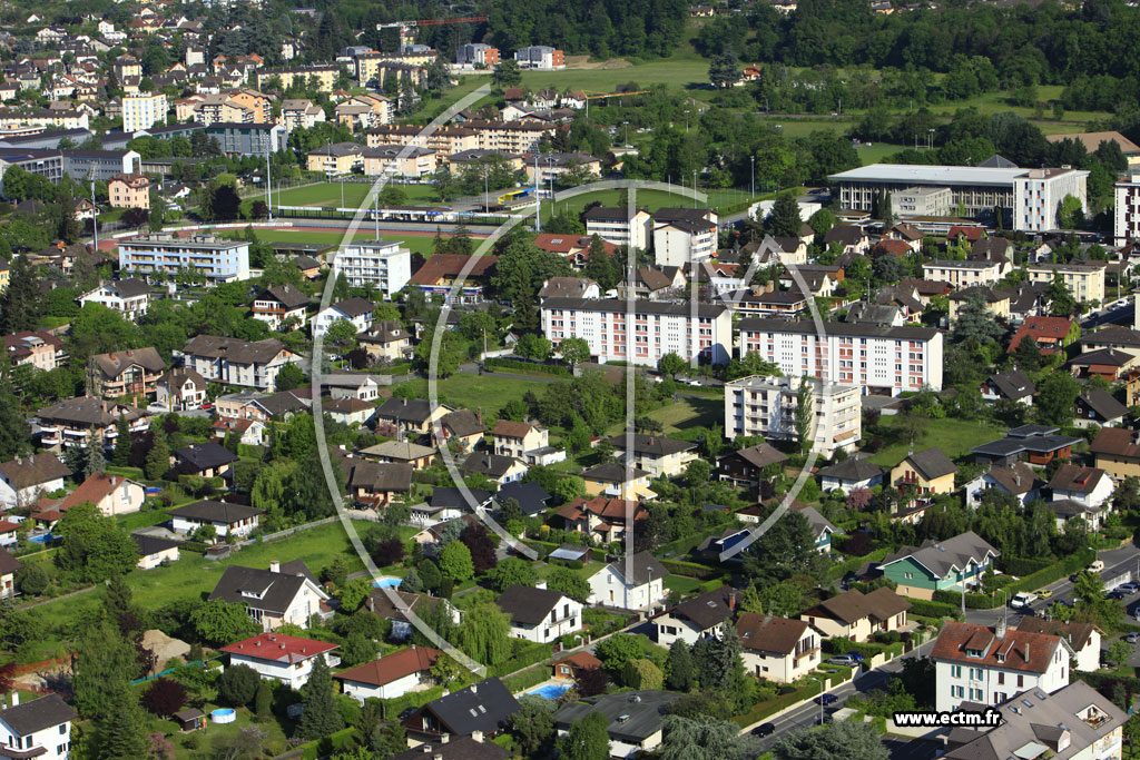 Photo arienne de Thonon-les-Bains (Froid Lieu)