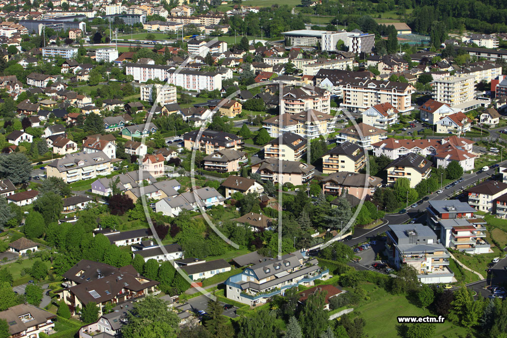 Photo arienne de Thonon-les-Bains (Rue des Gentianes)