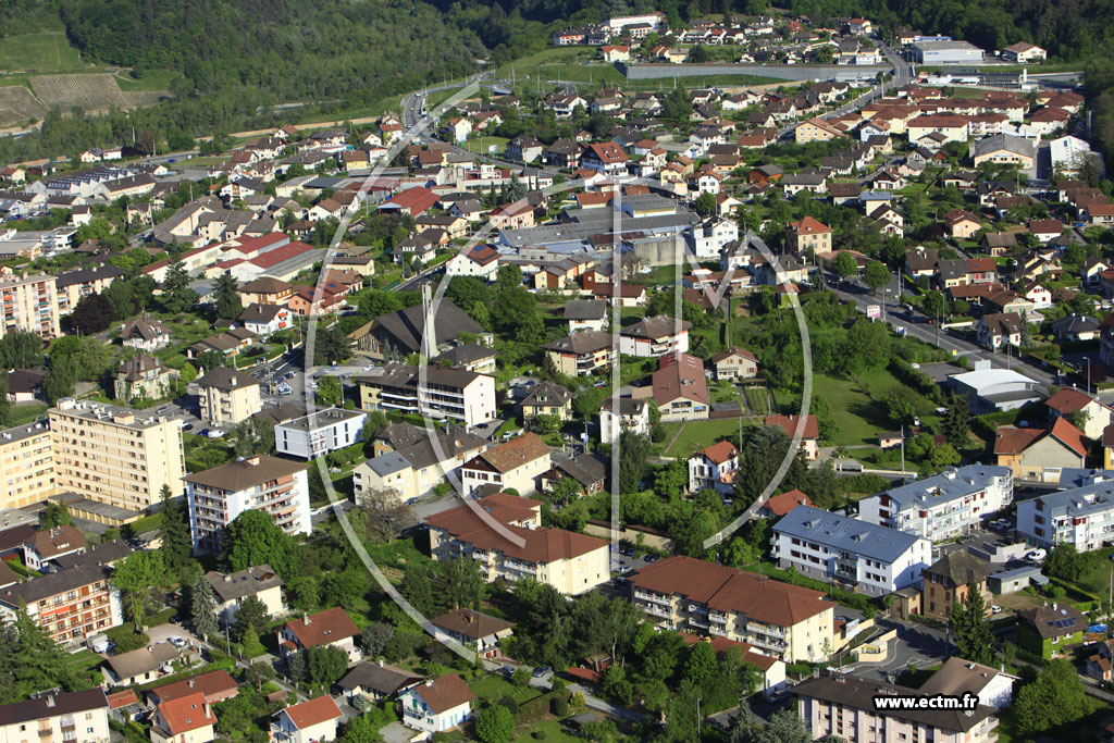 Photo arienne de Thonon-les-Bains (Tully)