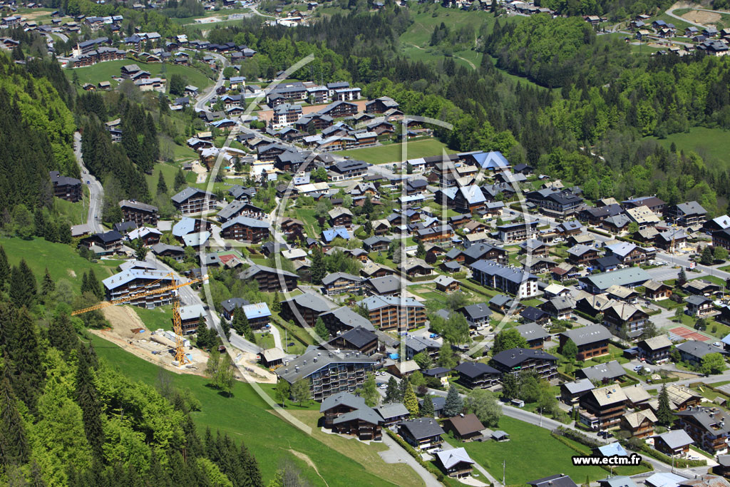 Photo arienne de Morzine