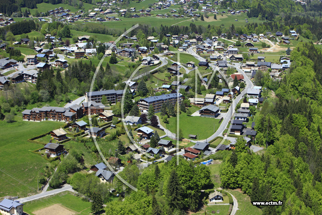 Photo arienne de Morzine (Pied-de-la-Plagne)