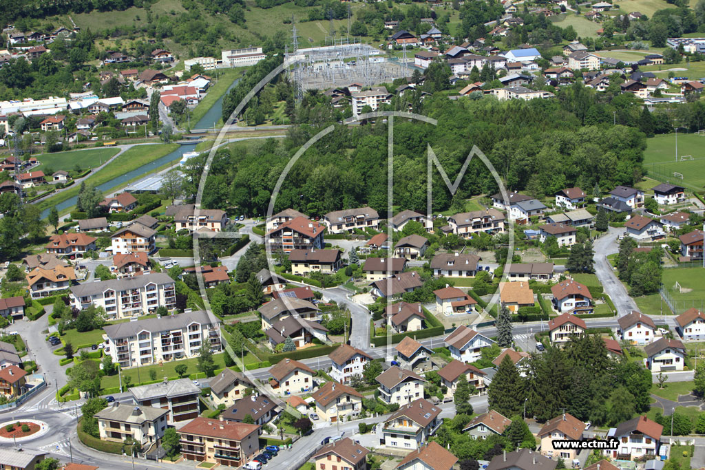 Photo arienne de Cluses (La Sardagne)