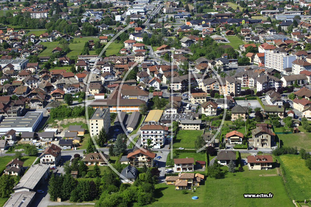 Photo arienne de Scionzier (Rue du Bargy)