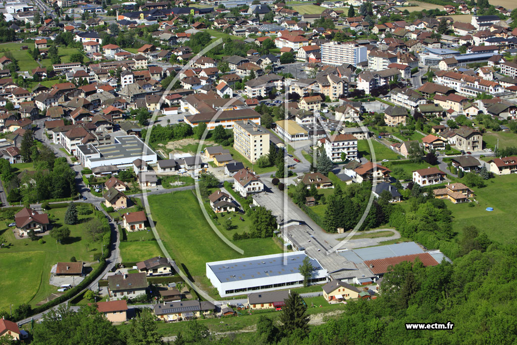 Photo arienne de Scionzier (Rue du Bargy)