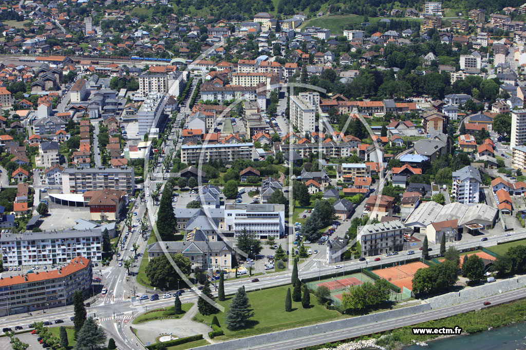 Photo arienne de Albertville (Avenue des Chasseurs Alpins)