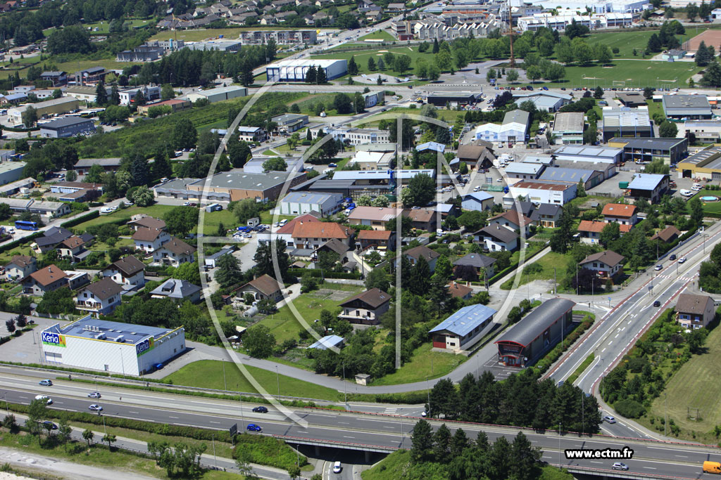 Photo arienne de Albertville (Chemin de la Cassine)