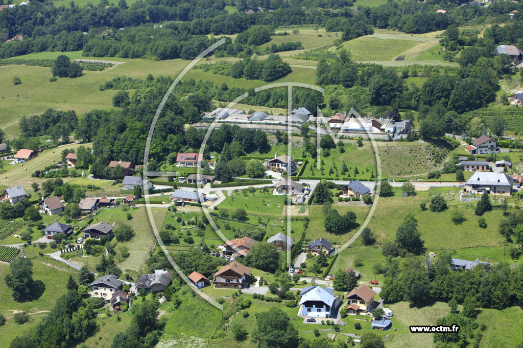 Photo arienne de Mercury (Chemin de la Bombaz)