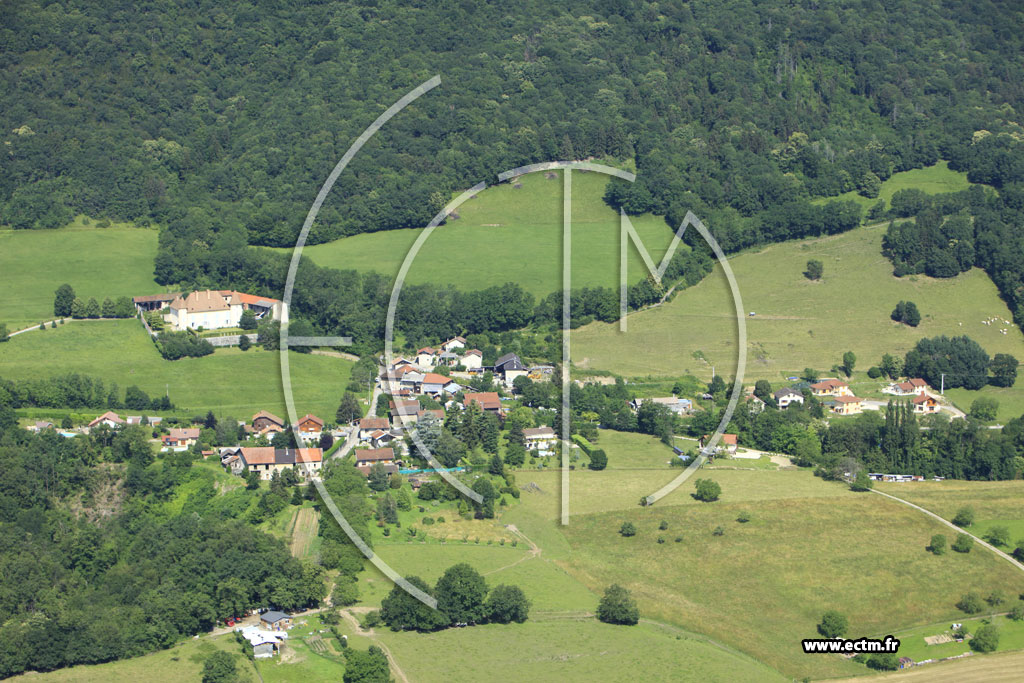 Photo arienne de Barraux (Le Fayet)