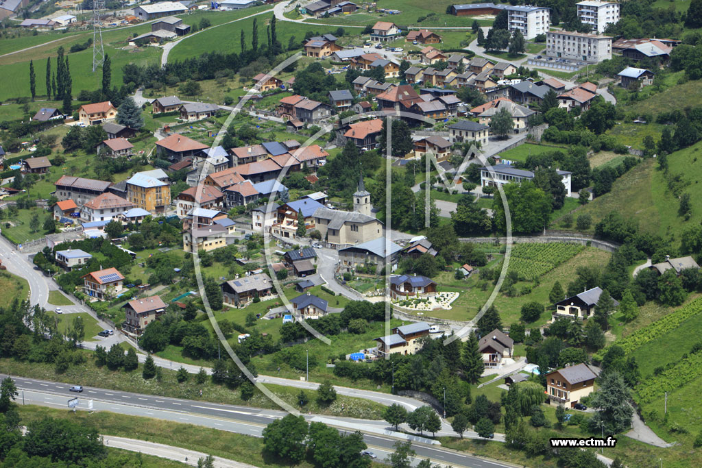 Photo arienne de Aigueblanche (Grand-Coeur)