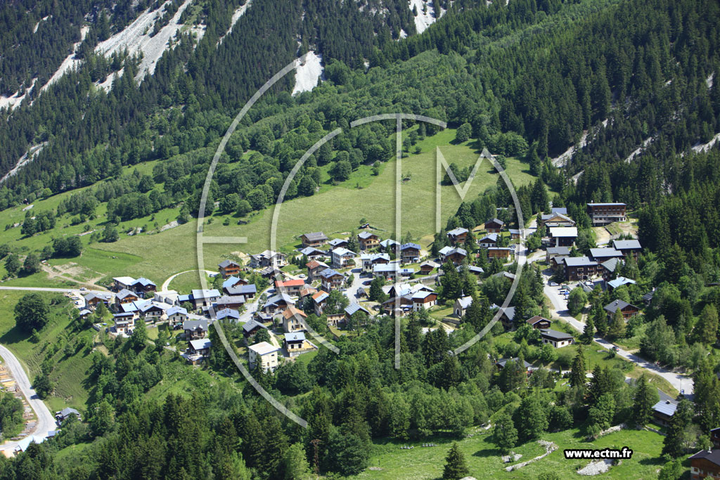 Photo arienne de Pralognan-la-Vanoise (Les Granges)