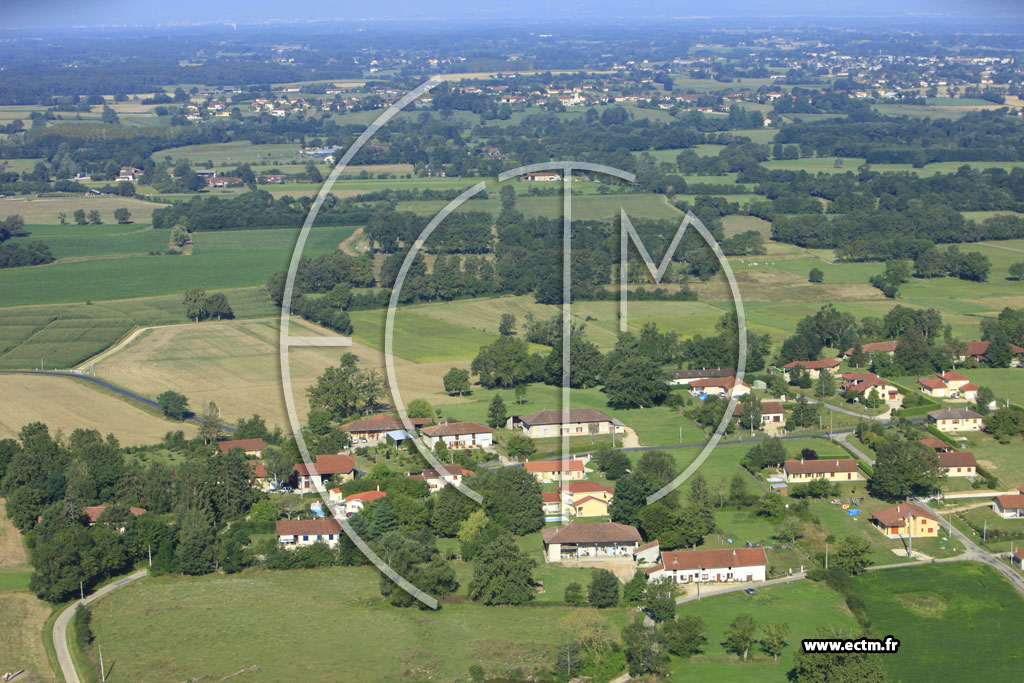 Photo arienne de Cras-sur-Reyssouze (Chassagne)