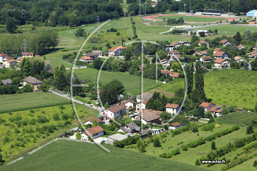 Photo arienne de Moirans (Le Pont Fanjoux)