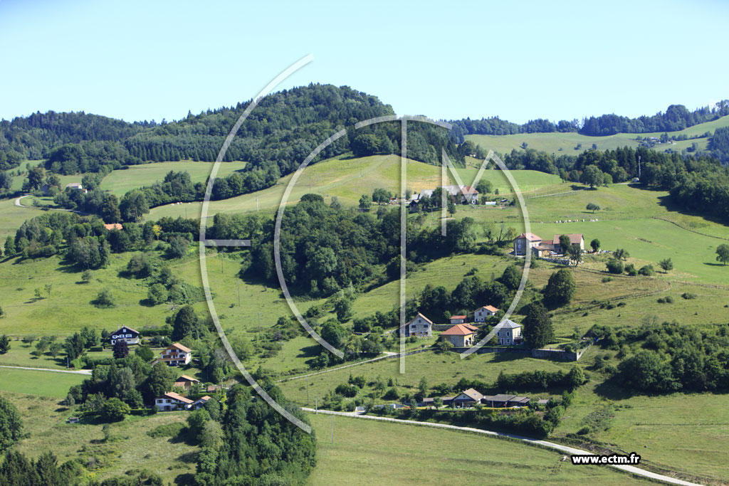 Photo arienne de Saint-Aupre (Les Chambures)