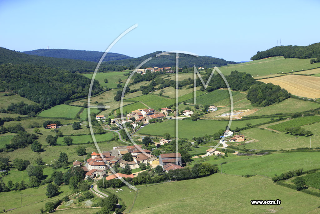 Photo arienne de Berz-la-Ville (Le Vernay)