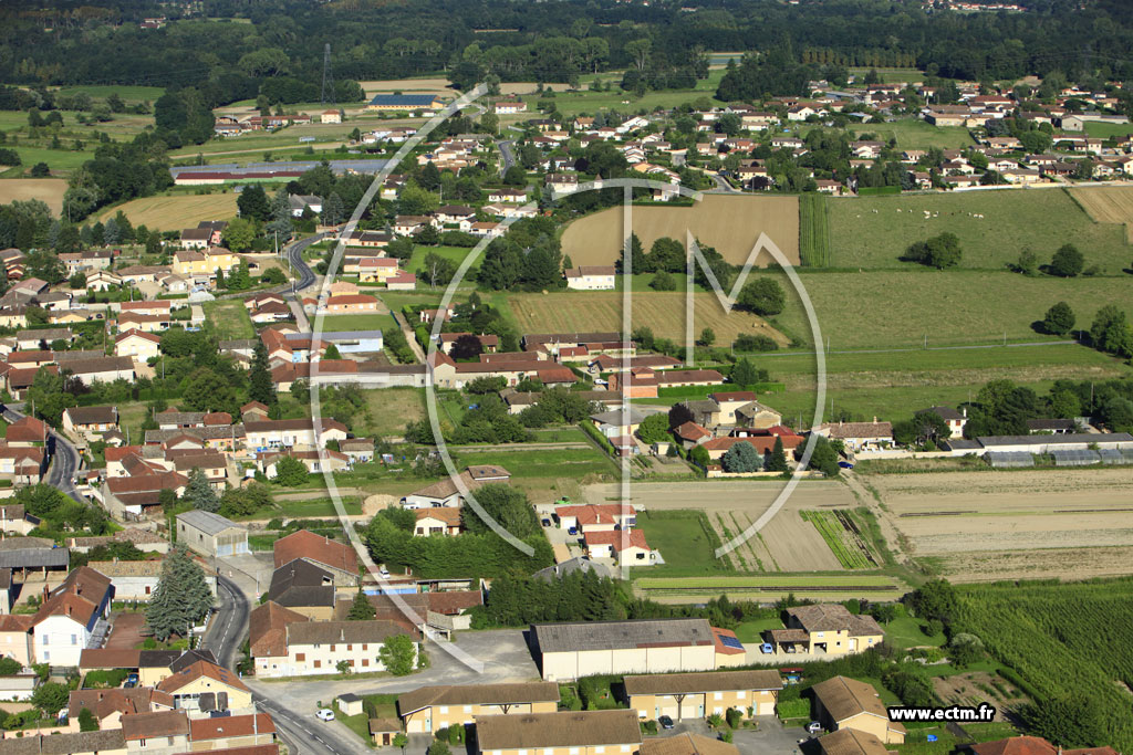 Photo arienne de Feillens (Ternant)