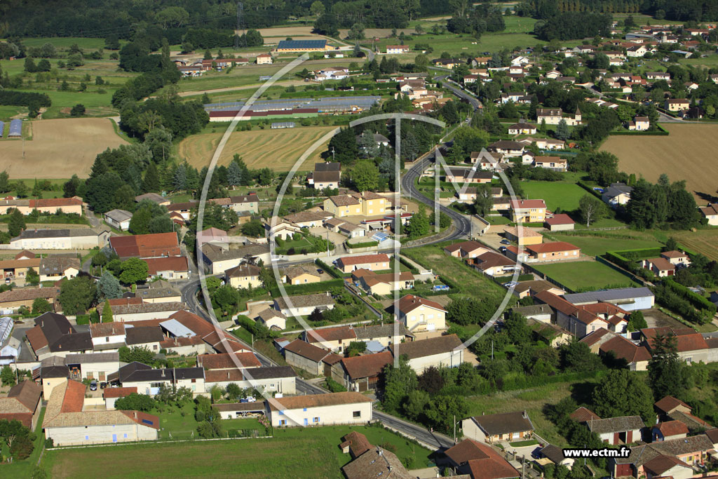 Photo arienne de Feillens (Ternant)