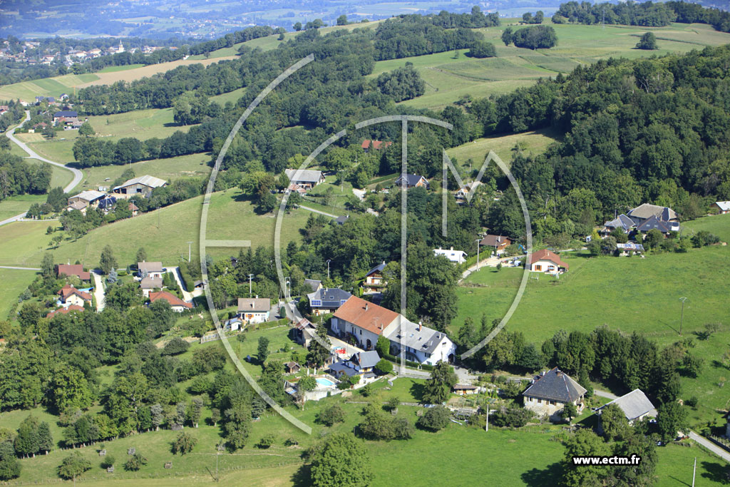 Photo arienne de Marcellaz-Albanais (La Mollire)