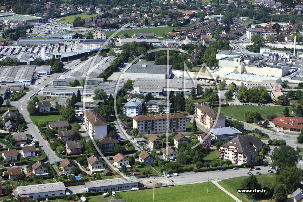 Photo arienne de Rumilly (La Fuly)