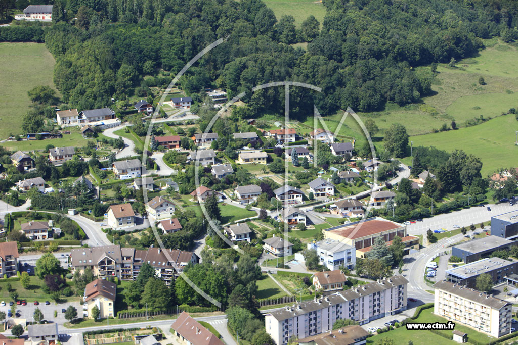 Photo arienne de Rumilly (Route de Bessine)