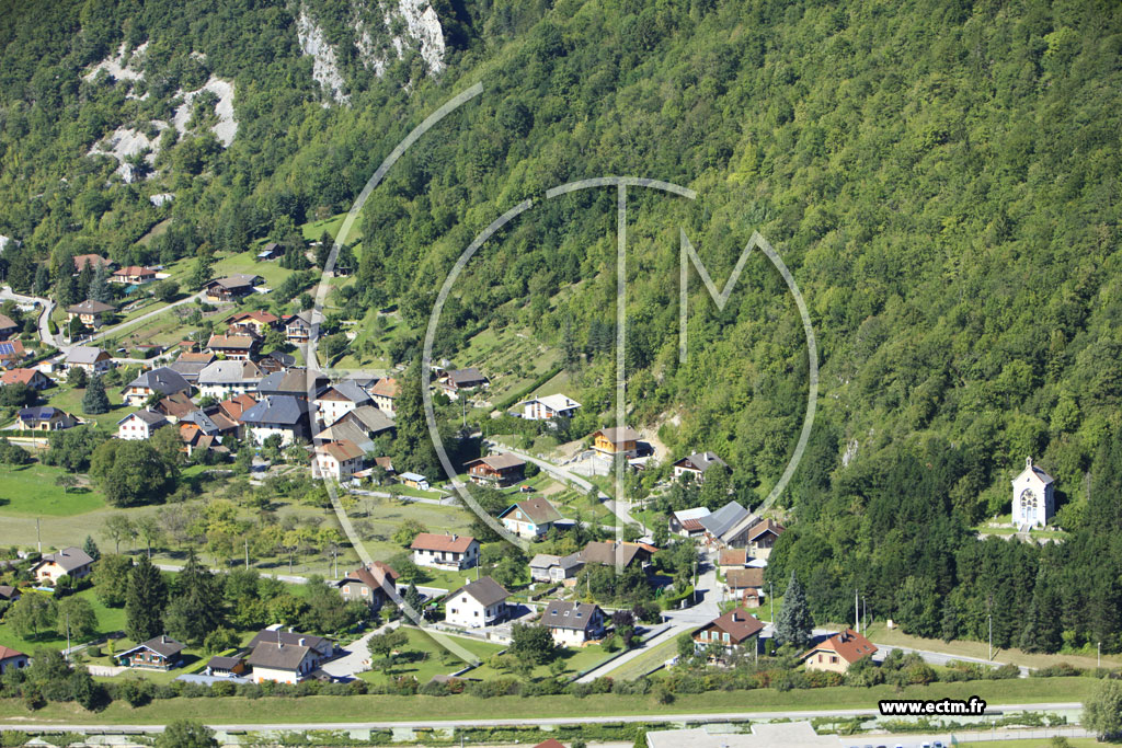 Photo arienne de Faverges (La Balmette)