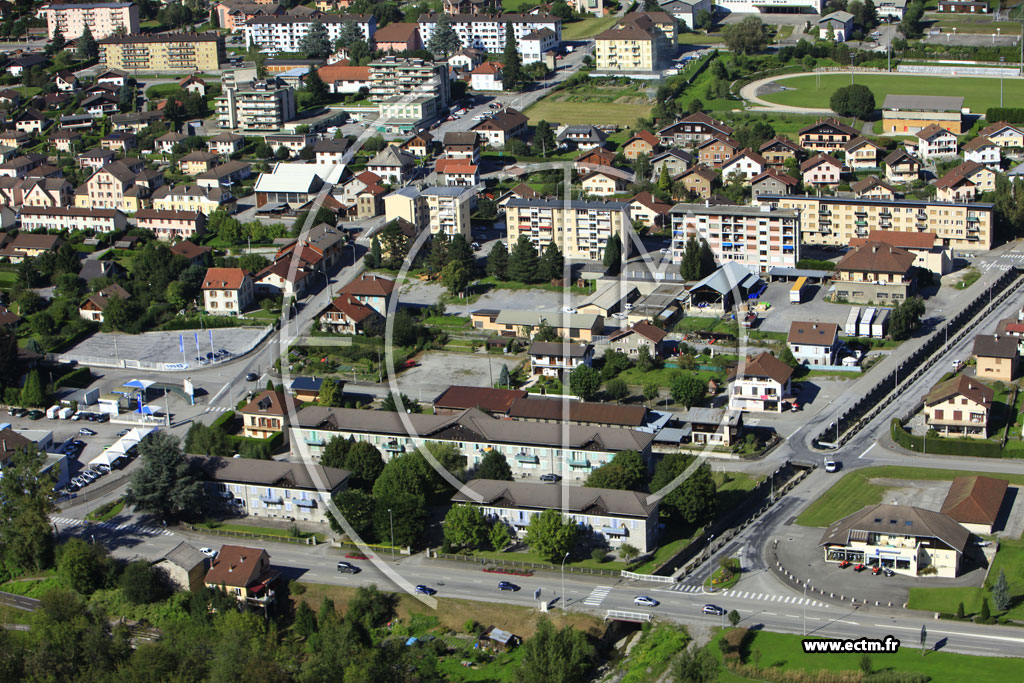 Photo arienne de Ugine