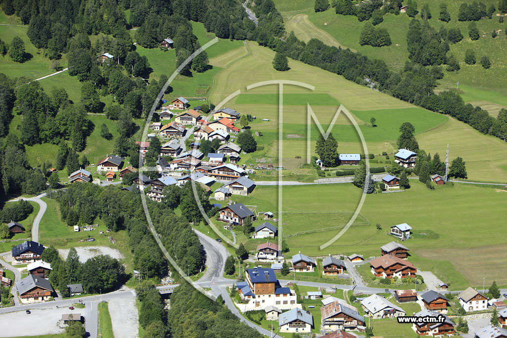Photo arienne de Les Contamines-Montjoie (Le Baptieu)