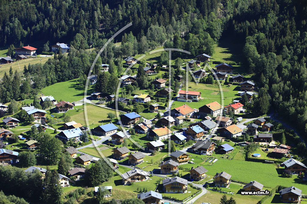 Photo arienne de Les Contamines-Montjoie (Le Cugnon)