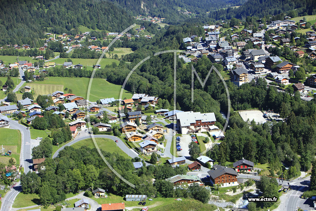 Photo arienne de Les Contamines-Montjoie (Nivorin)