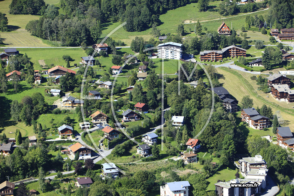 Photo arienne de Saint-Gervais-les-Bains (Le Neyret)